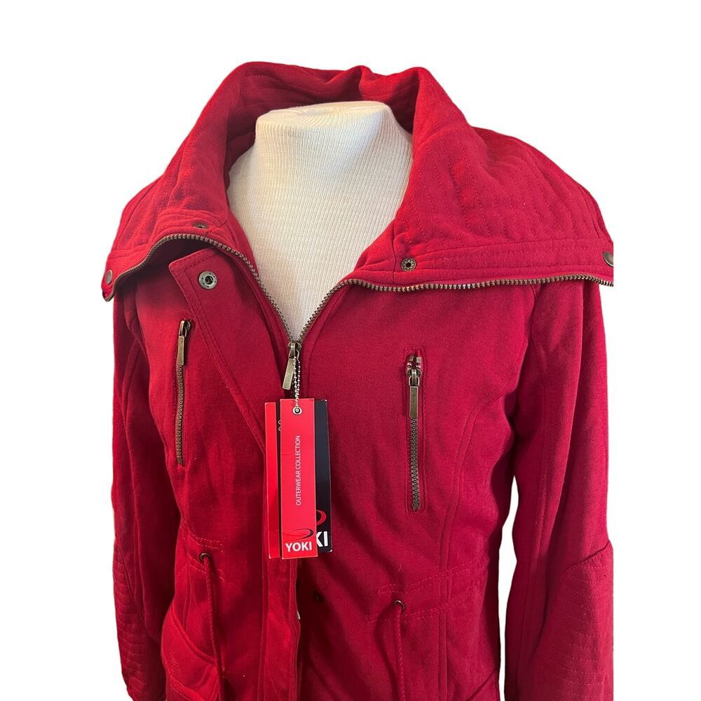 Yoki outdoor collection zip up cargo jacket size xl